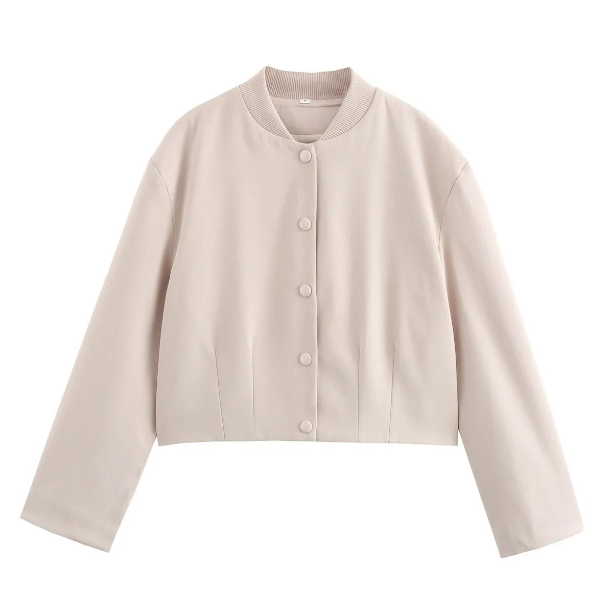 Leichte Damen-Bomberjacke für den Sommer – Casual Chic mit Stehkragen