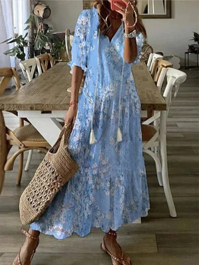 Emily - Boho Kleid mit Bauchbedeckung