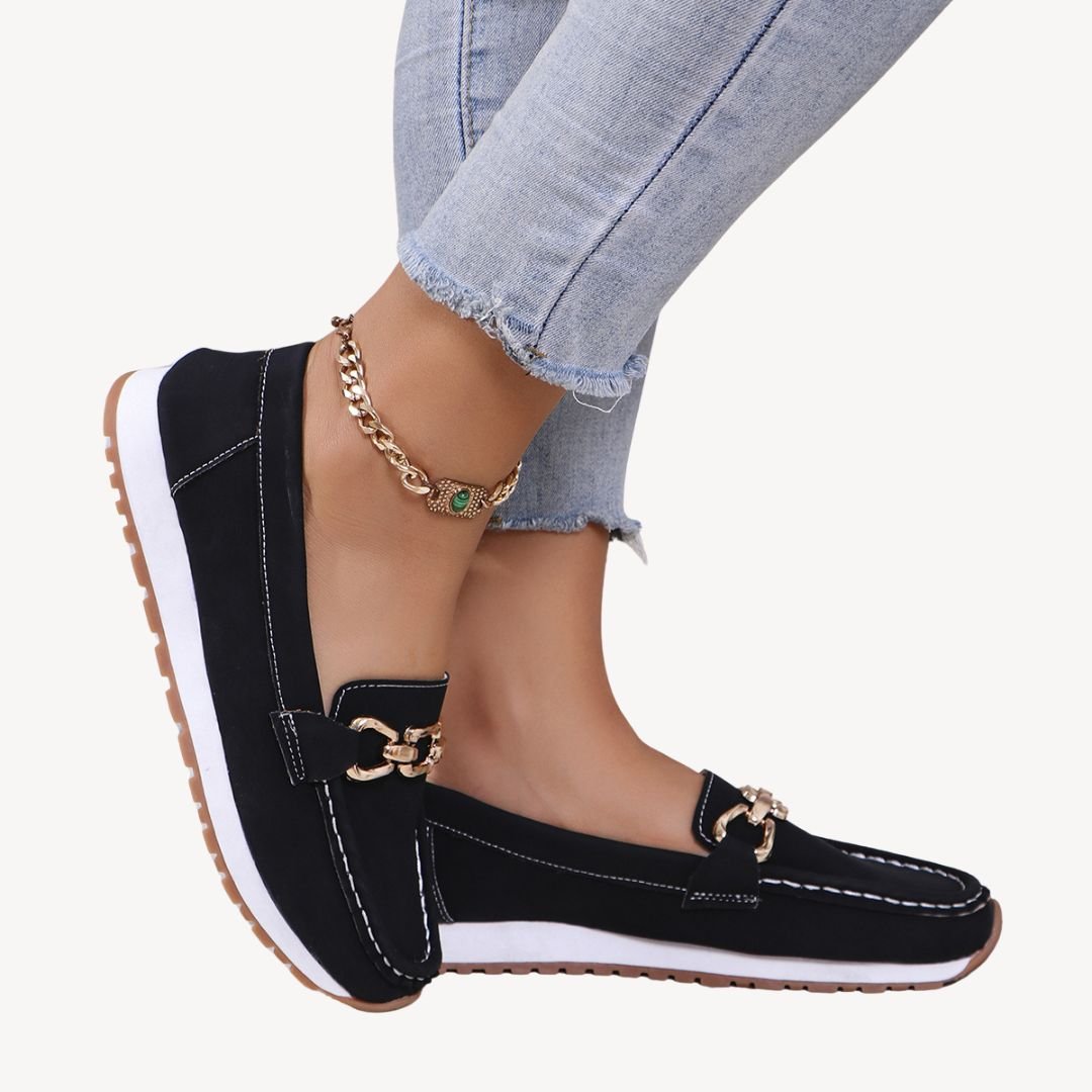 Velissa - Bequemer Wildleder Slip-On-Schuhe