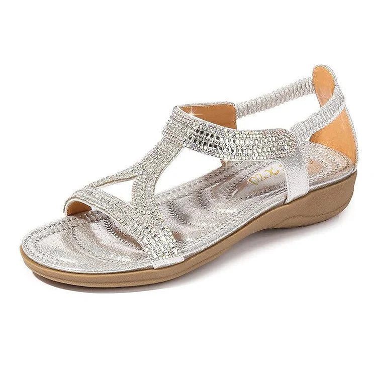 Vianey – Elegante Strass Sandalen Weich Wedge