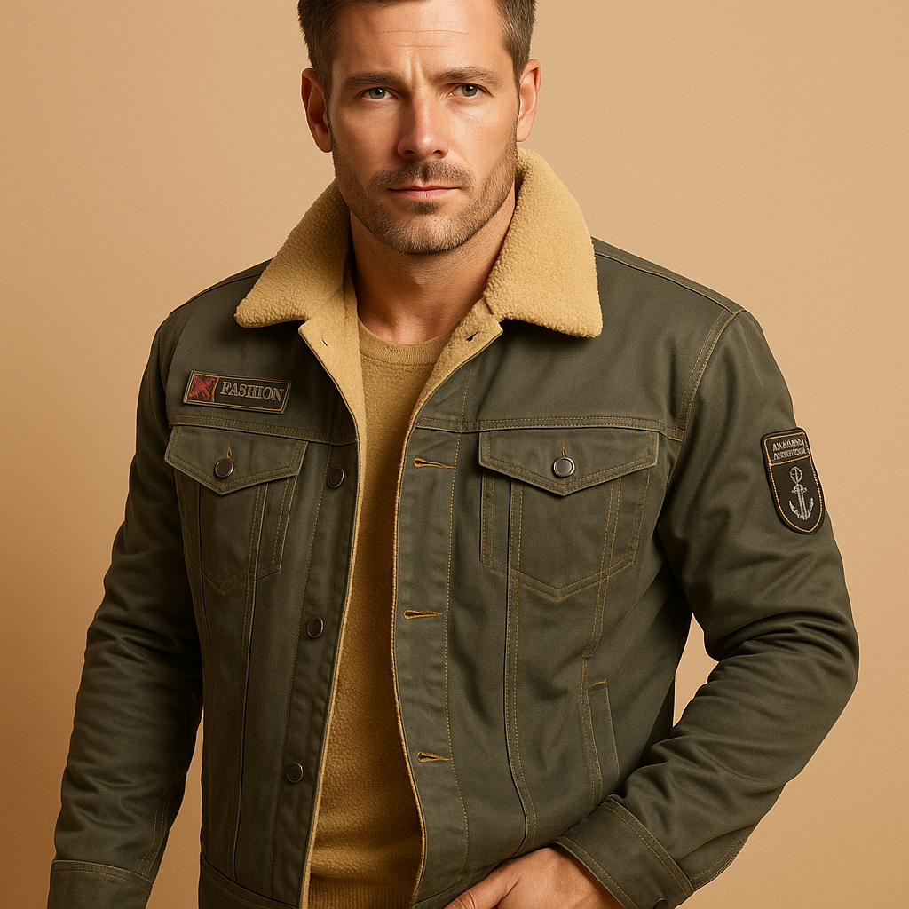 Warme Fleecepullover mit Verstärkung für Herren | Daan