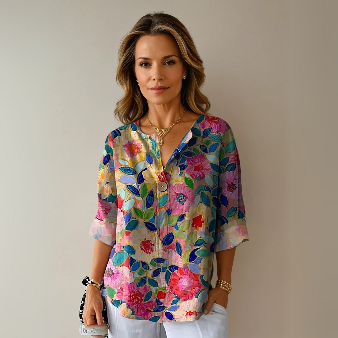 Arlene™ Bluse mit Blumendruck