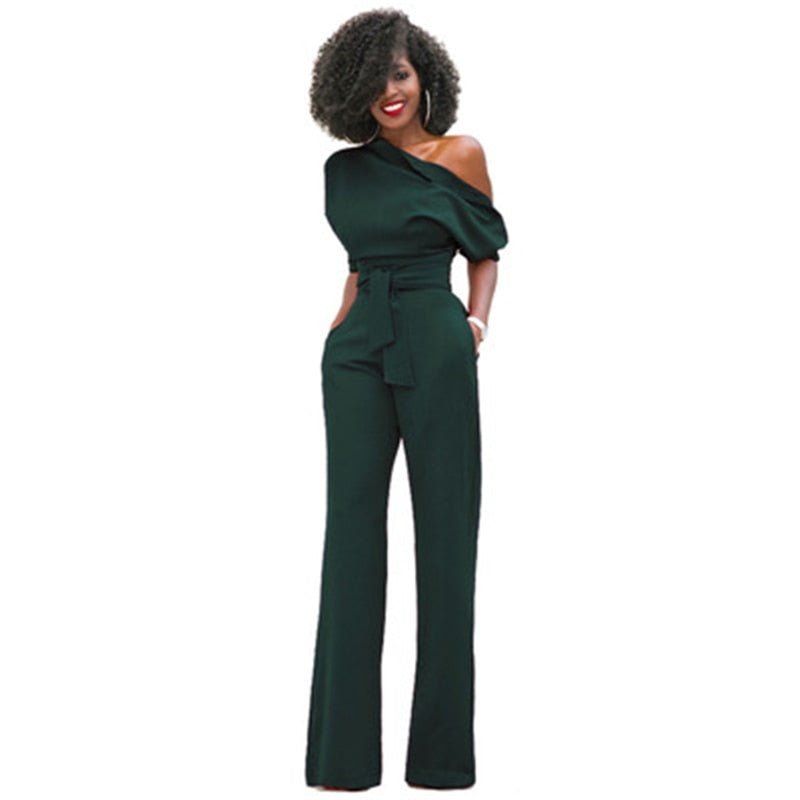 Asymmetrischer Eleganter Jumpsuit Für Damen | Formell
