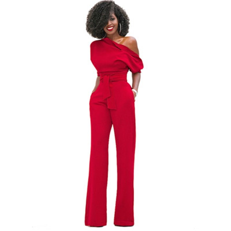 Asymmetrischer Eleganter Jumpsuit Für Damen | Formell