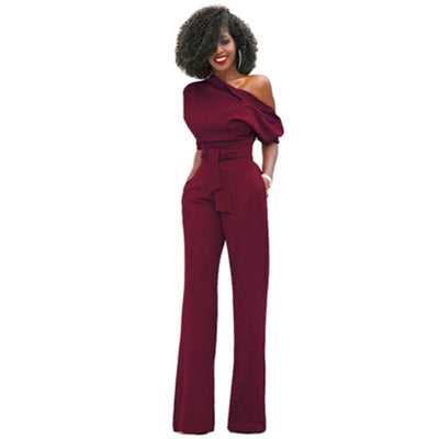Asymmetrischer Eleganter Jumpsuit Für Damen | Formell