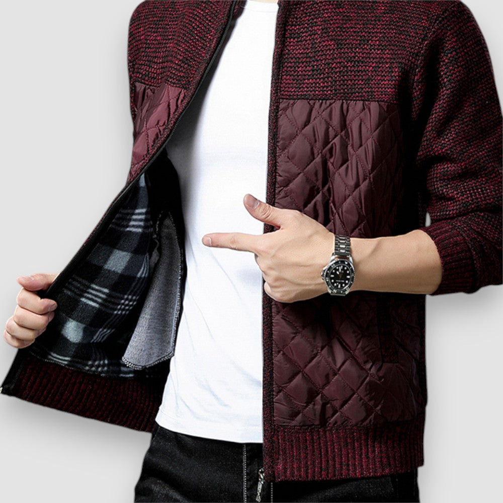 Marbles | Quilted Knit Jacket