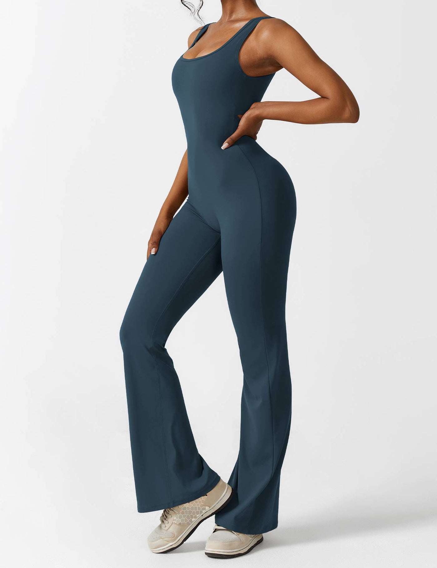 Sienna | Rückenfreier Flare-Jumpsuit