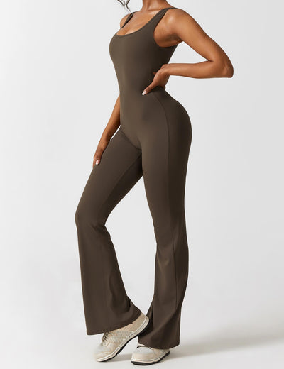 Sienna | Rückenfreier Flare-Jumpsuit