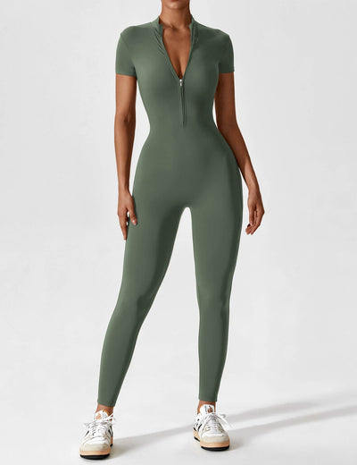 Lina | Nahtloser Full-Zip Bodysuit