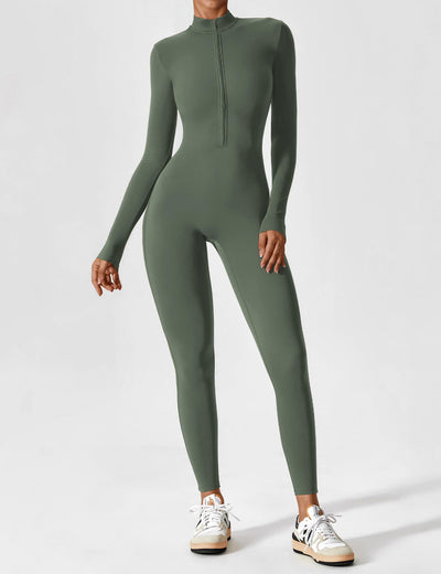 Lina | Nahtloser Full-Zip Bodysuit