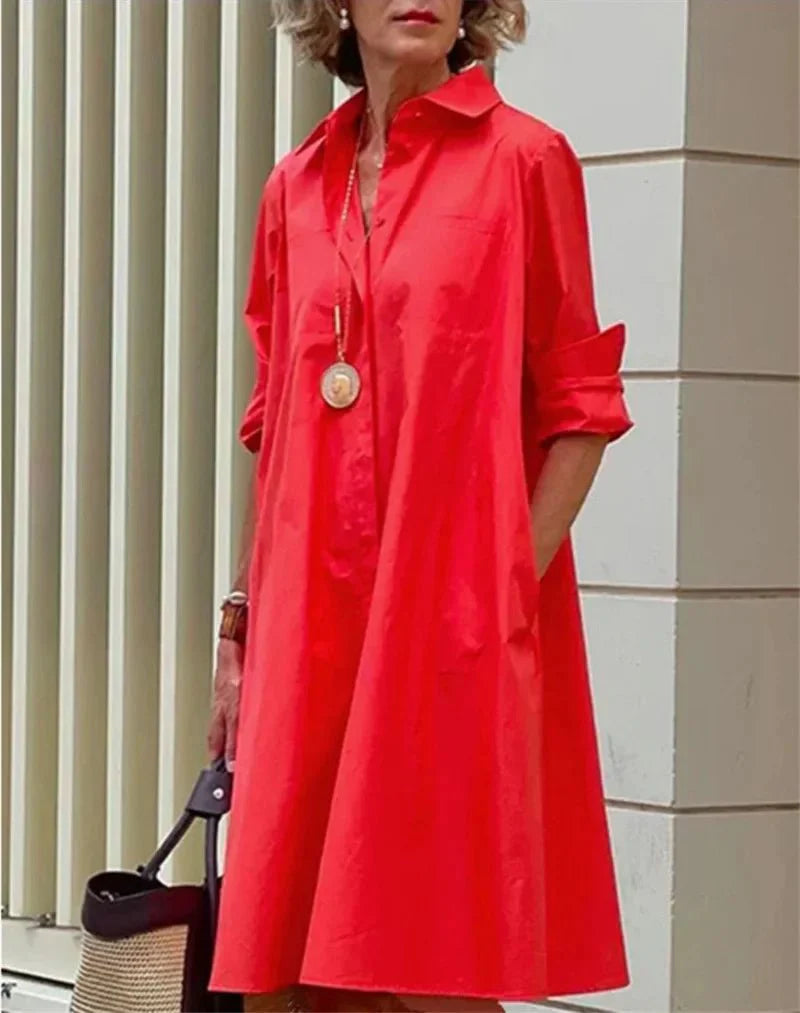 Yvaine – Elegantes Hemdkleid im Vintage-Stil