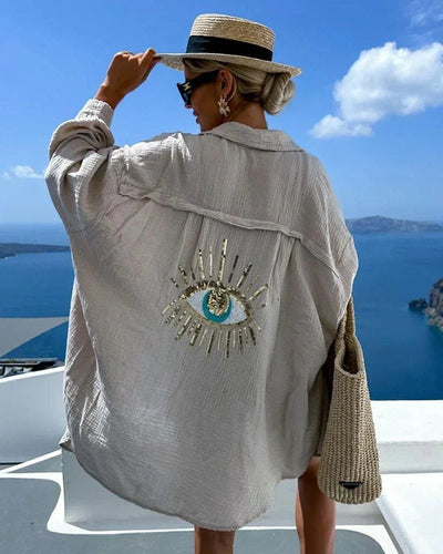 Zarela™ – Leichtes & Luxuriöses Perlen-Shirt