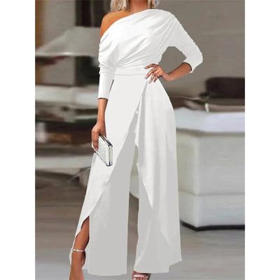 Zaneta – Eleganter Ein-Schulter-Jumpsuit